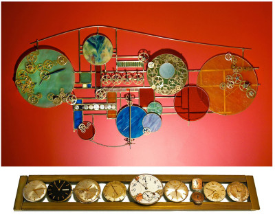 SecondTime Kinetic Metal Wall Art Sculpture