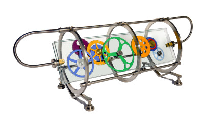 Tinted View Gear Art Sculpture