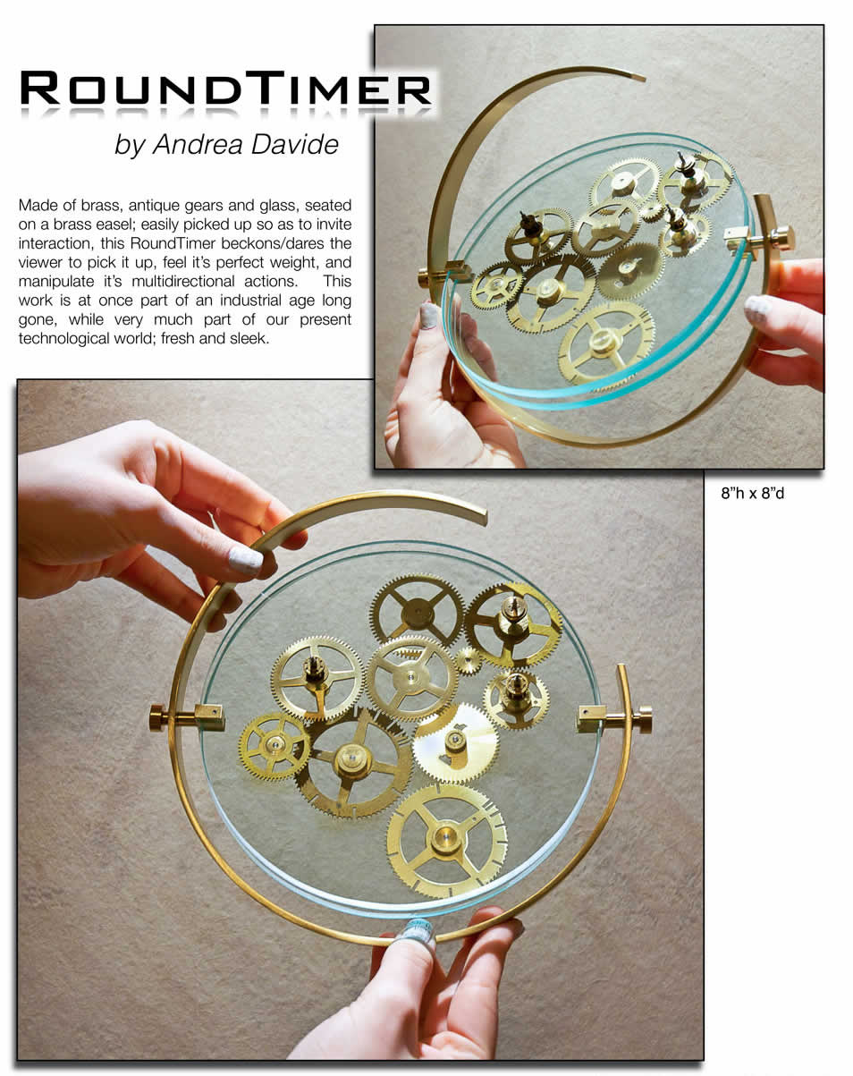 Kinetic Art Sculpture PDF for Round Timer